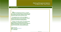 Desktop Screenshot of highwaysystems.org